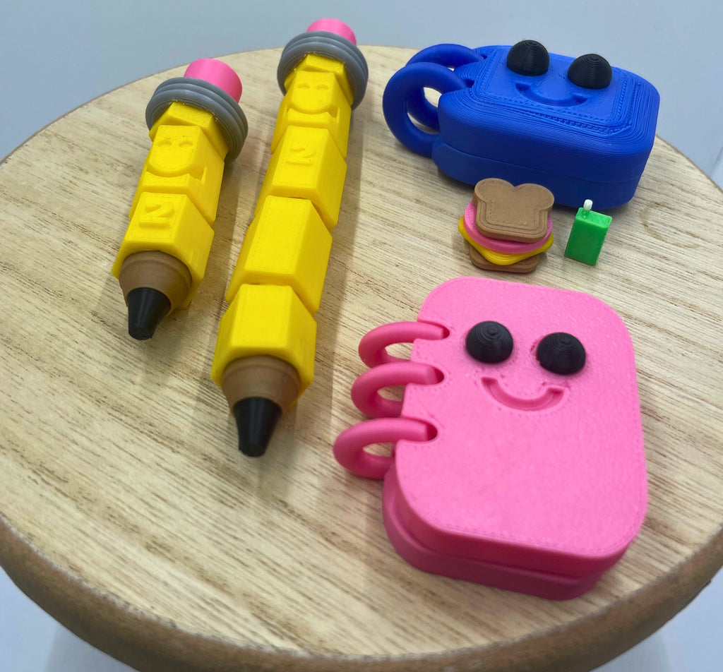 Flexi Pencil Notebook and Lunchbox Collectable Set