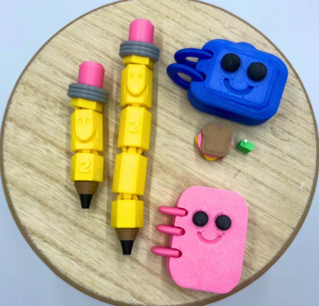 Flexi Pencil Notebook and Lunchbox Collectable Set