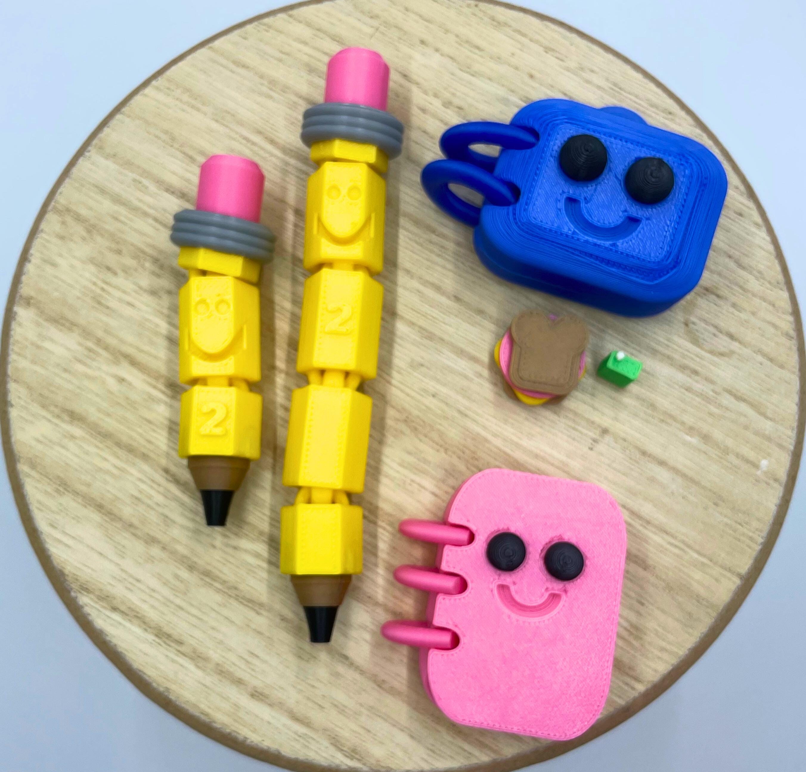 Flexi Pencil Notebook and Lunchbox Collectable Set